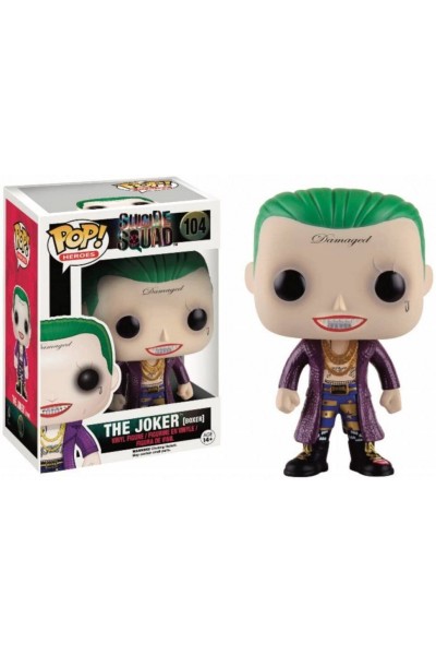 #104 SUICIDE SQUAD THE JOKER FUNKO POP PRODOTTO UFFICIALE NUOVO ORIGINALE