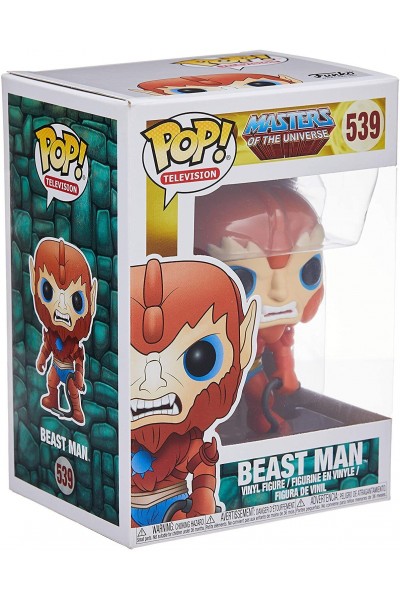 539 BEAST MAN MASTER OF UNIVERSE FUNKO POP PRODOTTO UFFICIALE NUOVO ORIGINALE