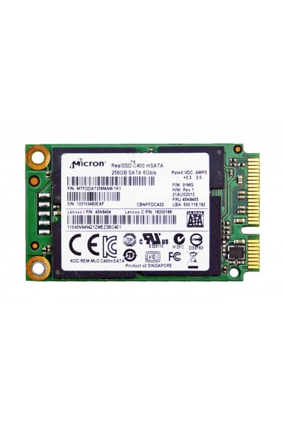 726600-001 679821-003 MICRON REAL SSD mSATA 256 GB C400 6 Gb/s NUOVO