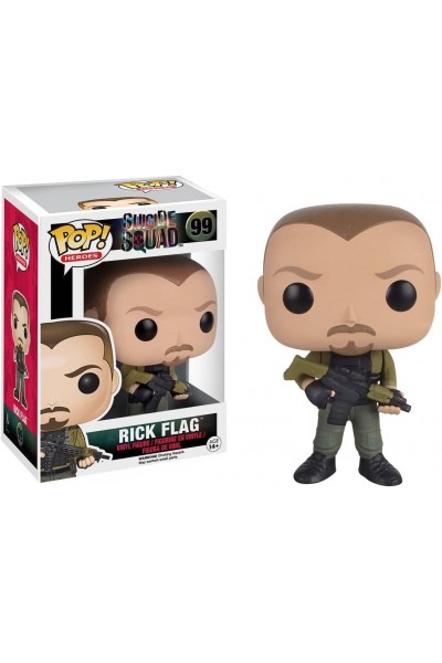  #99 RICK FLAG SUICIDE SQUAD FUNKO POP UFFICIALE NUOVO ORIGINALE