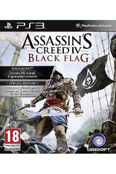 ASSASSIN'S CREED 4 BLACK FLAG PER PS3 COME NUOVO UFF. ITALIANO