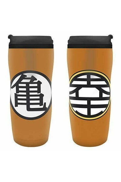 DRAGON BALL DBZ TUMBLER KAME SYMBOL BICCHIERE TAZZA VIAGGIO NUOVO ORIGINALE