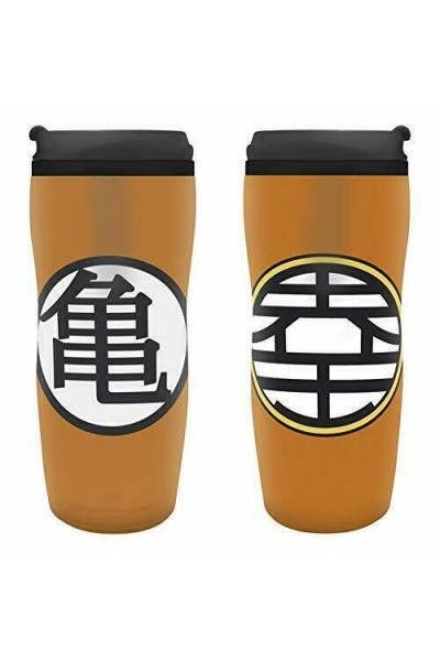 DRAGON BALL DBZ TUMBLER KAME SYMBOL BICCHIERE TAZZA VIAGGIO NUOVO ORIGINALE