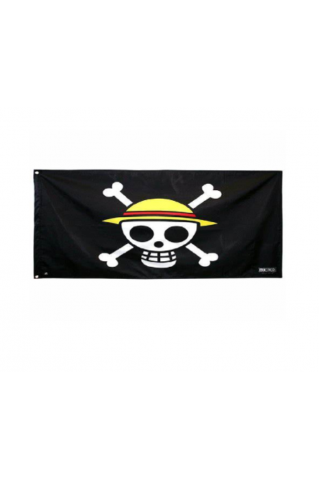 DRAPEAU FLAG BANDIERA SKULL TESCHIO ONE PIECE NUOVO ORIGINALE UFFICIALE