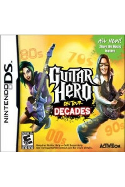 GUITAR HERO ON TOUR:DECADES PER NINTENDO DS NUOVO SIGILLATO