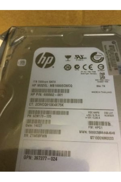 HARD DISK HP MB1000ECWCQ 695502-001.0 TB 3,5