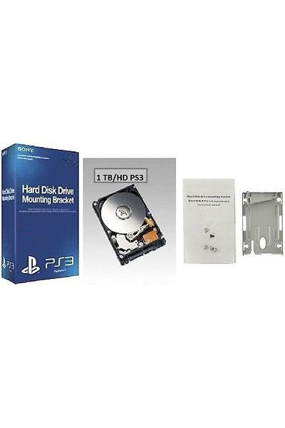 HARD DISK PER SONY PS3 SUPERSLIM: CADDY ORIGINALE SONY +HARD DISK 1000 GB / 1-TB