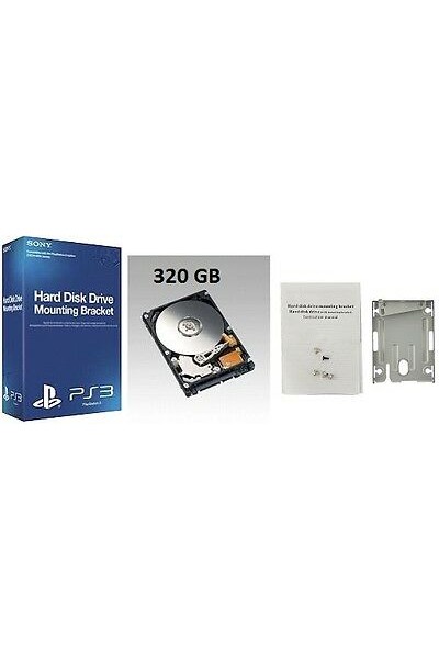 HARD DISK PER SONY PS3 SUPERSLIM: CADDY ORIGINALE SONY +HARD DISK 320 GB
