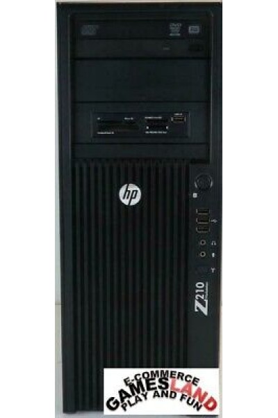 HP Z210 WORKSTATION NUOVA E3 1225 3.10-3.40 GHZ-16GB RAM-256GB SSD-500GB HD W10