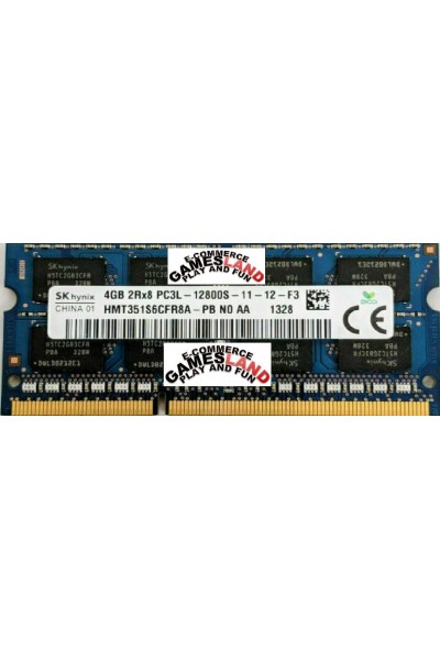 HYNIX DDR3 LAPTOP 1600 MHZ 4GB 2RX8 PC3 12800S 11-12-F3 HMT351S6CFR8A-PB N0 AA