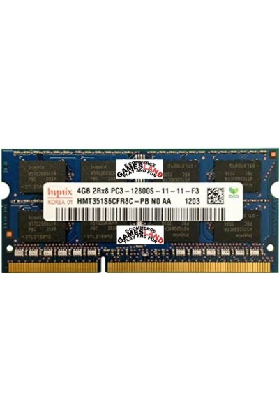 HYNIX DDR3 LAPTOP 1600 MHZ 4GB 2RX8 PC3 12800S 11-12-F3 HMT351S6CFR8C-PB N0 AA