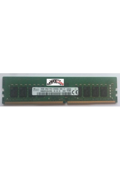 HYNIX DDR4 DESKTOP 3200 MHZ 16GB 2RX8 PC4 3200AA-UB2-11 HMA82GU6DJR8N-XN N0 AC
