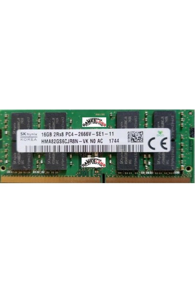 HYNIX DDR4 RAM LAPTOP 2666 MHZ 16GB 2RX8 PC4 2666V-SE1-11 HMA82GS6CJR8N-VK N0 AC