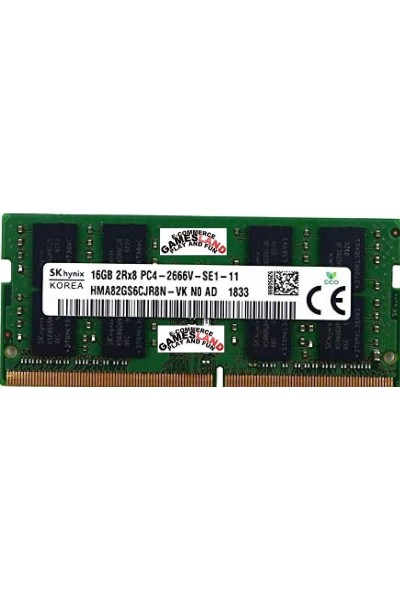 HYNIX DDR4 RAM LAPTOP 2666 MHZ 16GB 2RX8 PC4 2666V-SE1-11 HMA82GS6CJR8N-VK N0 AD