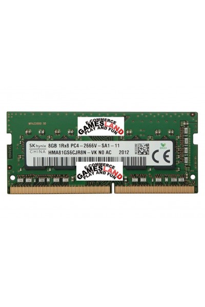 HYNIX DDR4 RAM LAPTOP 2666 MHZ 8GB 1RX8 PC4 2666V-SA1-11 HMA81GS6CJR8N-VK N0 AC