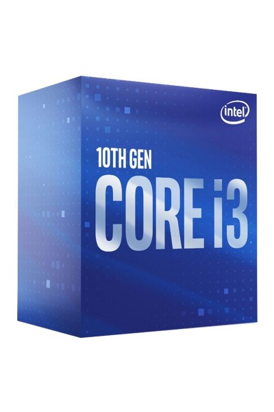 INTEL CORE i3-10100F 3.60/4.30 GHZ 6MB CACHE CPU BOX SRH8U 10GEN GARANZIA 3 ANNI