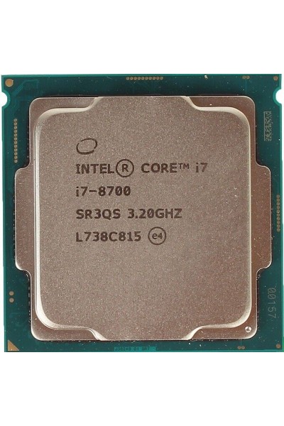 INTEL CORE i7-8700 6 CORE 3.20GHZ-4.60GHZ CPU TRAY SR3QS 8TH GEN GARANZIA 1 ANNO