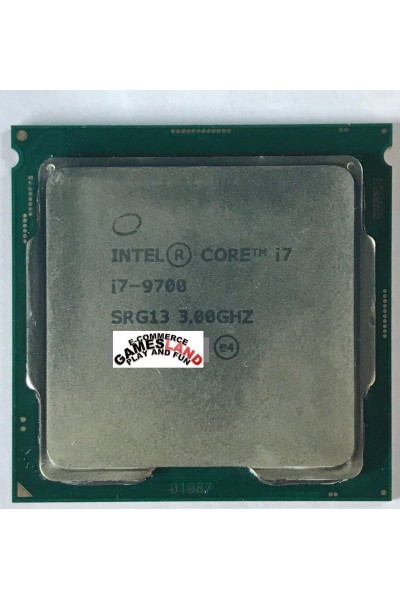 INTEL CORE i7-9700 8 CORE 3.0GHZ-4.70GHZ CPU TRAY SRG13 9TH GEN GARANZIA 1 ANNO