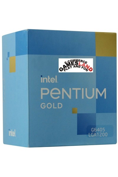 INTEL PENTIUM GOLD G6405 4.10 GHZ 4MB CACHE CPU BOX SRH3Z 10 GEN GARANZIA 3 ANNI