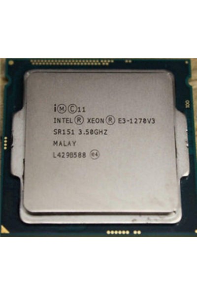 INTEL XEON E3-1270 V3 3.50 GHZ TURBO 3.90 GHZ CPU SR151 LGA1150 PARI AL NUOVO