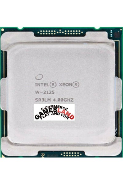 INTEL XEON W-2125 DA 4.0 GHZ A 4.50 GHZ 4 CORE CPU NUOVO TRAY SR3LM LGA2066