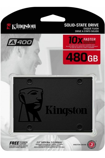 KINGSTON A400 SSD 480GB SATA III 2,5