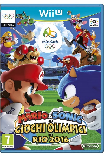 MARIO & SONIC AI GIOCHI OLIMPICI DI RIO 2016 NINTENDO WiiU NUOVO UFF ITALIANO