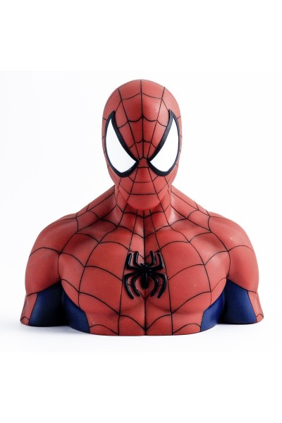 MARVEL SPIDERMAN UOMO RAGNO SALVADANAIO BUST BANK UFFICIALE NUOVO ORIGINALE