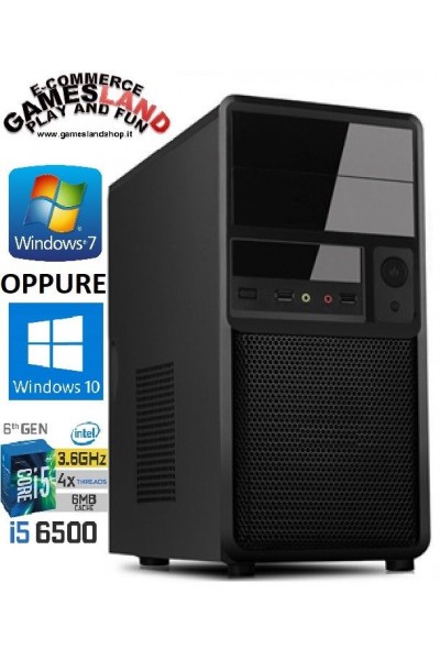 PC DESKTOP INTEL QUAD CORE i5 6500 3.20-3.60 GHZ 8GB RAM 1TB HD USB 3.0/DVI/DVD