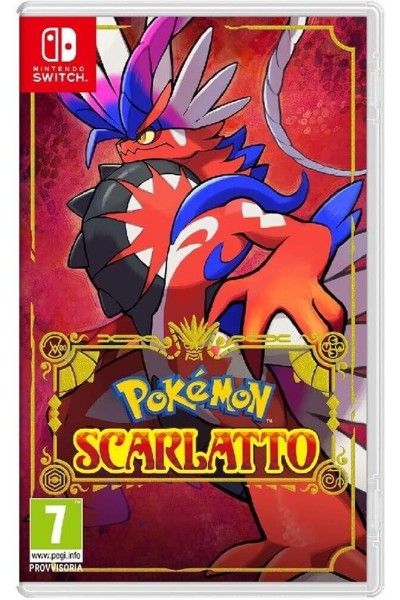 POKEMON SCARLATTO PER NINTENDO SWITCH NUOVO VERSIONE UFFICIALE ITALIANA