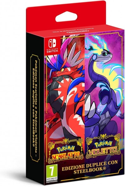 POKEMON SCARLATTO + VIOLETTO PER NINTENDO SWITCH NUOVO VERSIONE UFF. ITALIANA