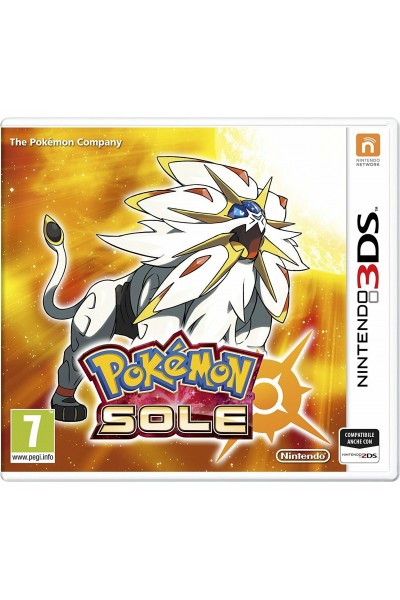 POKEMON SOLE PER NINTENDO 3DS NUOVO VERSIONE UFFICIALE ITALIANA