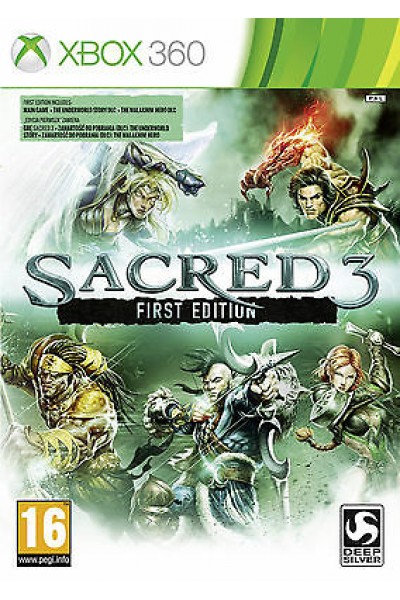 SACRED 3 FIRST EDITION PER XBOX 360 NUOVO PRODOTTO UFFICIALE ITALIANO