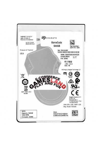 SEAGATE BARRACUDA ST500LM034 HARD DISK 500GB 7200RPM 2,5