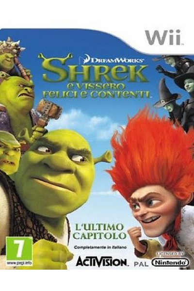 SHREK E VISSERO FELICI E CONTENTI NINTENDO Wii NUOVO  SPEDITO DA NEGOZIO ITALIA
