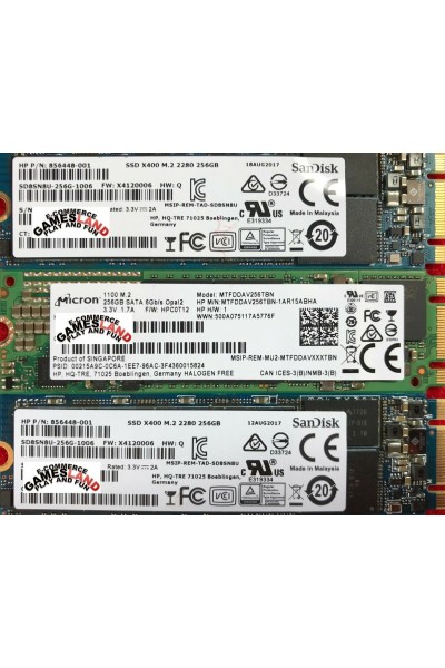 SSD 256GB 2280 M.2 SATA USATO FUNZIONANTE CON GARANZIA MODELLI DI VARIE MARCHE