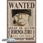 ONE PIECE - Poster "Wanted Roronoa Zoro" (91.5x61)